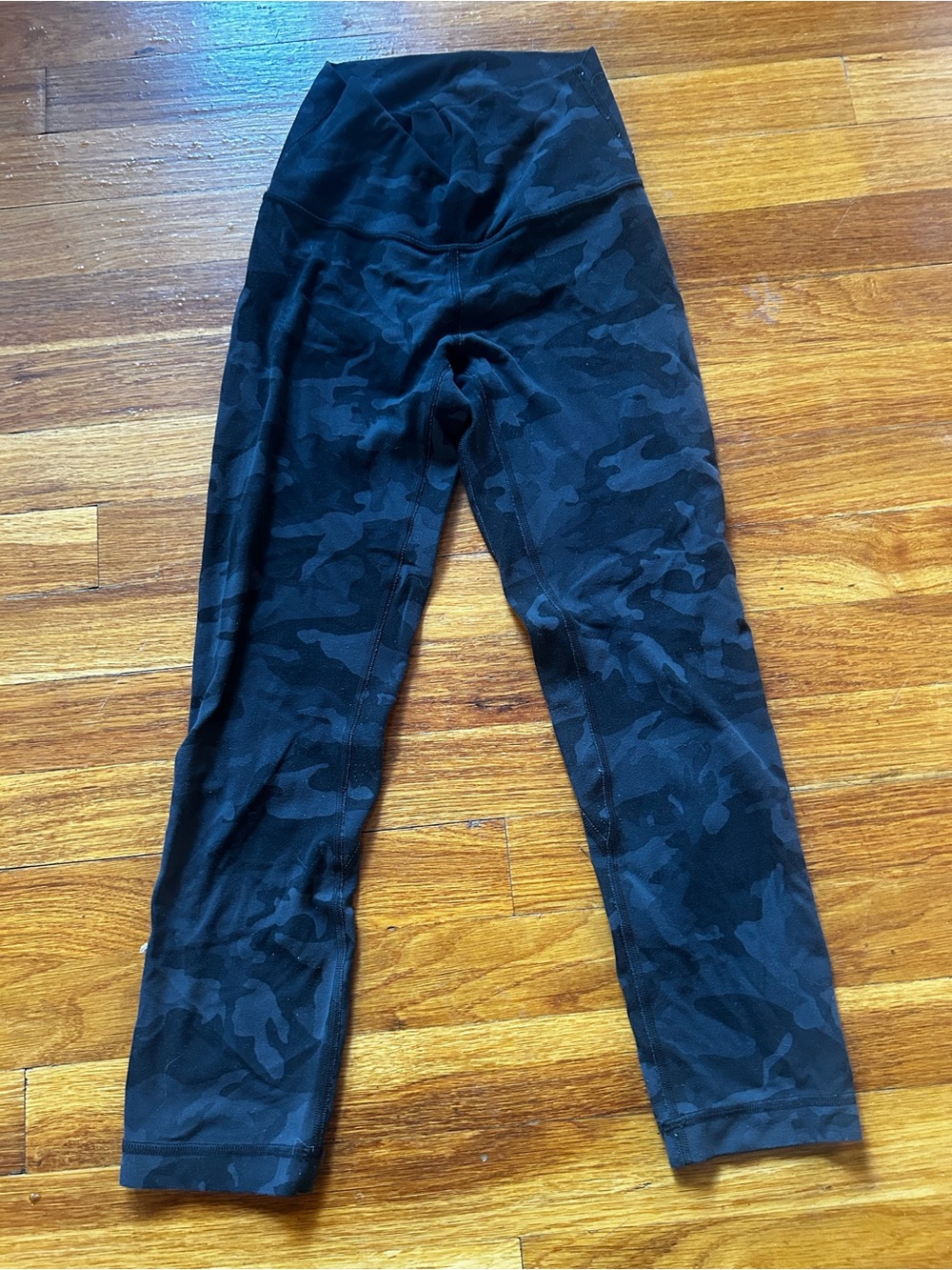 lululemon athletica Black Camo Leggings